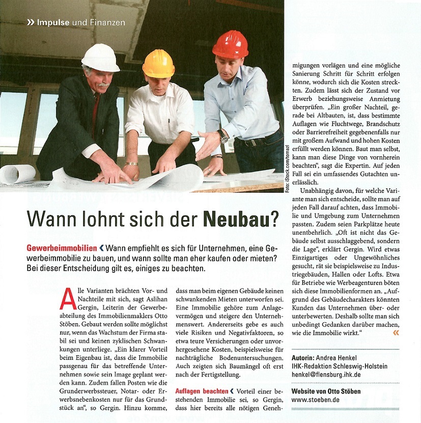 Artikel Wirtschaft zw. Nord und Ostsee