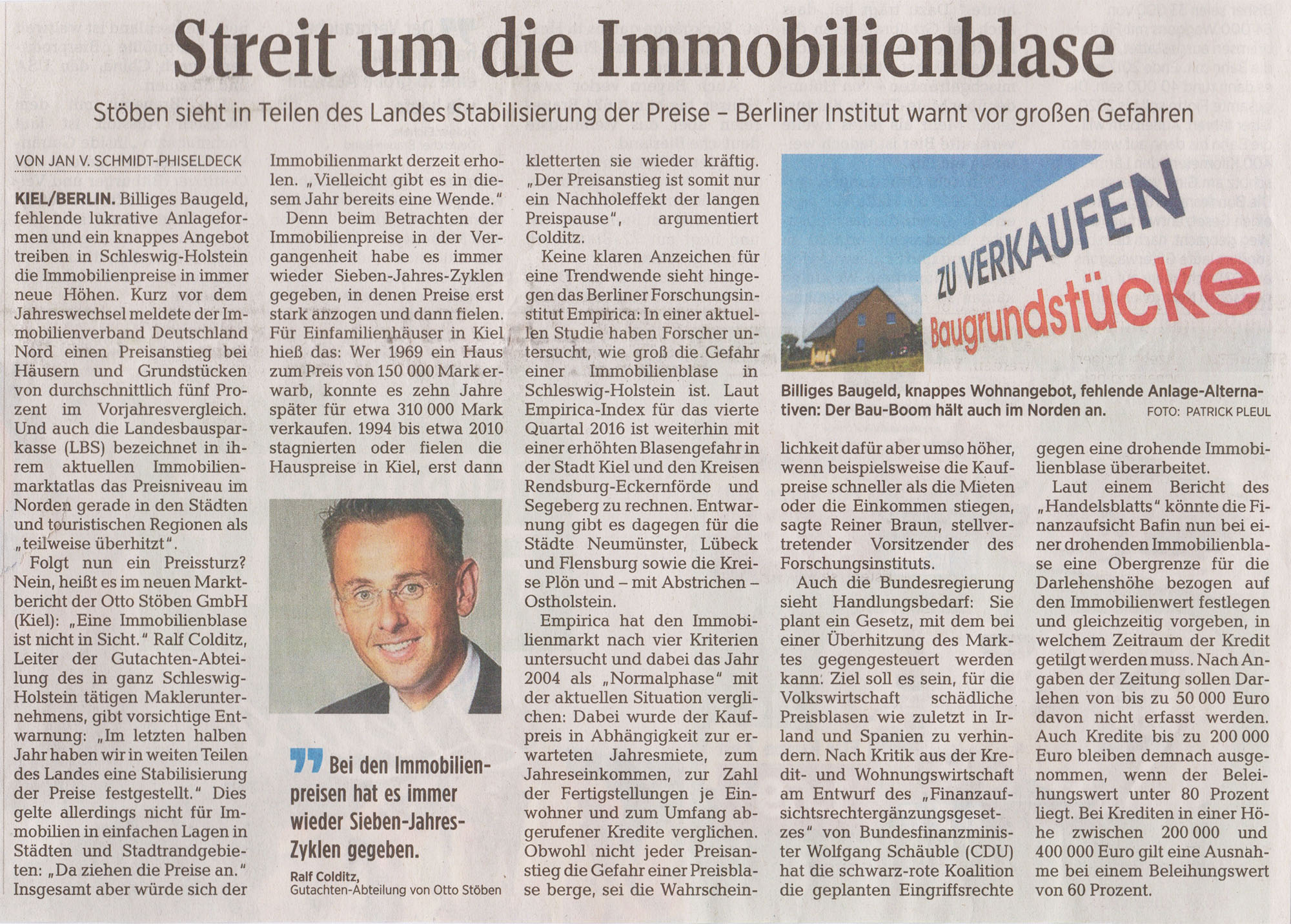 Immobilienblase Artikel KN 27.03.2017