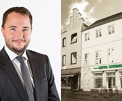 Patrick Stöben und die Filiale Flensburg