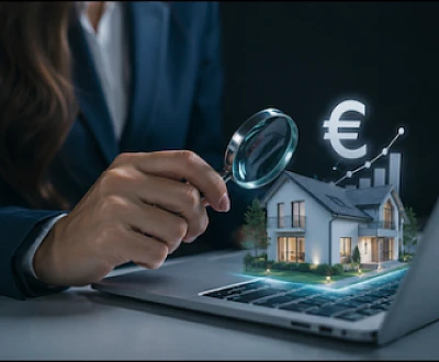 Symbolbild: Zielgerichtete Immobilienbewertung – warum regionale Marktkenntnis und individuelle Faktoren wichtiger sind als reine Online-Schätzungen. Hinweis: Dieses Bild wurde KI-generiert. Generiert mit: Adobe Firefly.