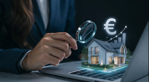 Symbolbild: Zielgerichtete Immobilienbewertung – warum regionale Marktkenntnis und individuelle Faktoren wichtiger sind als reine Online-Schätzungen. Hinweis: Dieses Bild wurde KI-generiert. Generiert mit: Adobe Firefly.