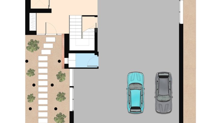 Großzügige und exklusive Villen mit 3 Schlafzimmern, 3 Bädern, Gäste-WC, Infinity-Pool, Garage/Keller und Meerblick