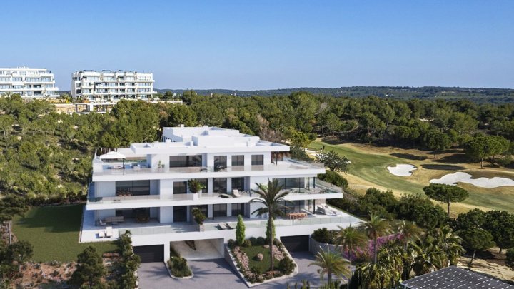Fantastische Wohnungen mit 2 Schlafzimmern, Klimaanlage, Tiefgaragenstellplatz und Meerblick im exklusiven Las Colinas Golf Resort