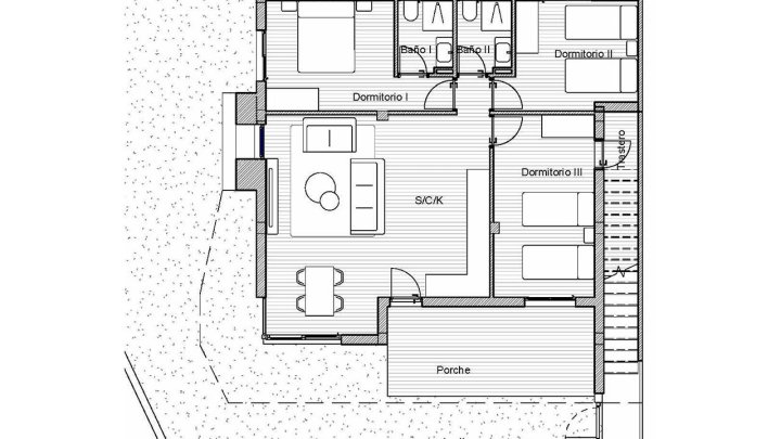 Komfortable Erdgeschoss-Wohnungen mit 3 Schlafzimmern, 2 Badezimmern, privatem Garten und Gemeinschaftspool