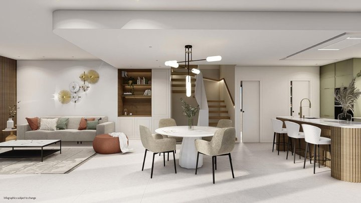 Fantastische Villen mit 4 Schlafzimmern, 3 Bädern, Gäste-WC, Garage und privatem Infinity-Pool