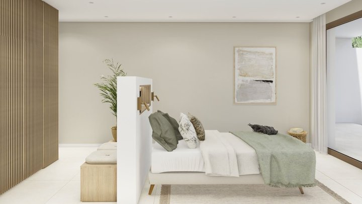 Exklusive und großzügige Villen mit 3 Schlafzimmern, 3 Bädern, Gäste-WC, Garage, großem Souterrain, Privatpool und Meerblick