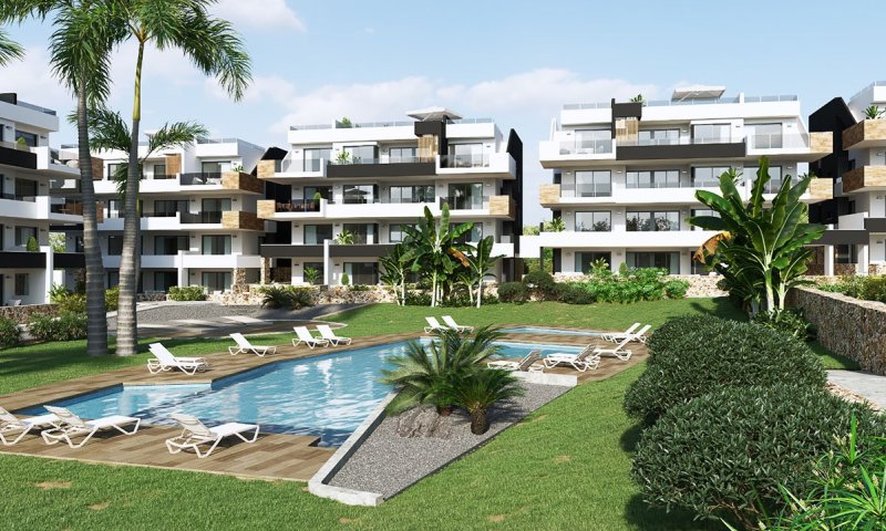 Appartements mit 2 Schlafzimmern und 2 Bädern in abgeschlossener Anlage mit Gemeinschaftspool, Fitnessraum, Sauna und Jacuzzi