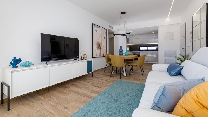 Komfortable Wohnungen mit 3 Schlafzimmern, 2 Bädern, Tiefgaragenstellplatz und Gemeinschaftspool Nähe Roda Golf & Beach Resort