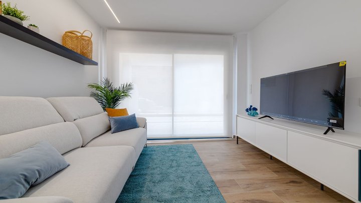 Komfortable Wohnungen mit 3 Schlafzimmern, 2 Bädern, Tiefgaragenstellplatz und Gemeinschaftspool Nähe Roda Golf & Beach Resort