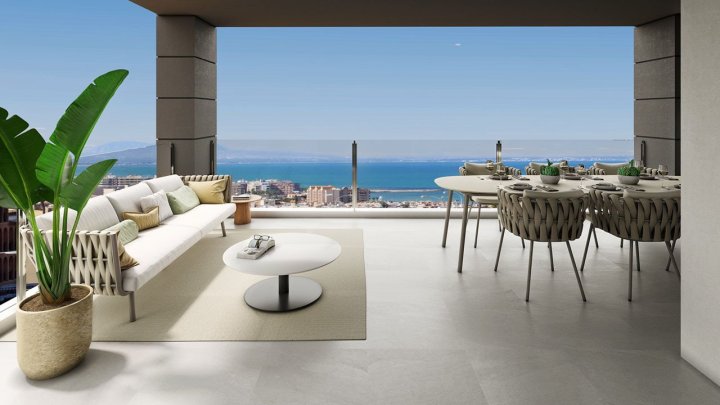 Appartements mit 2 Schlafzimmern, 2 Bädern, Vorinstallation Klimaanlage, Kfz-Stellplatz und Gemeinschaftspool nur 700 m vom Strand
