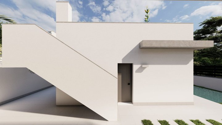 Moderne Villen mit 2 Schlafzimmern, 2 Bädern, Dachterrasse und Privatpool