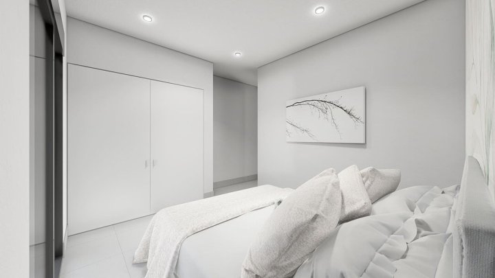 Moderne Villen mit 2 Schlafzimmern, 2 Bädern, Dachterrasse und Privatpool
