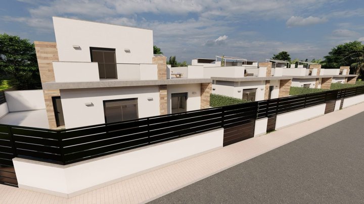 Moderne Villen mit 2 Schlafzimmern, 2 Bädern, Dachterrasse und Privatpool