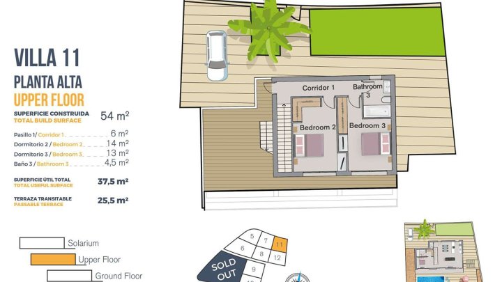 Exklusive Villen mit 3 - 4 Schlafzimmern, Privatpool und Dachterrasse mit Meerblick in wunderschöner Umgebung