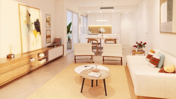 Wunderschöne Wohnungen mit 2 Schlafzimmern, 2 Bädern, Tiefgaragenstellplatz und Gemeinschaftspool