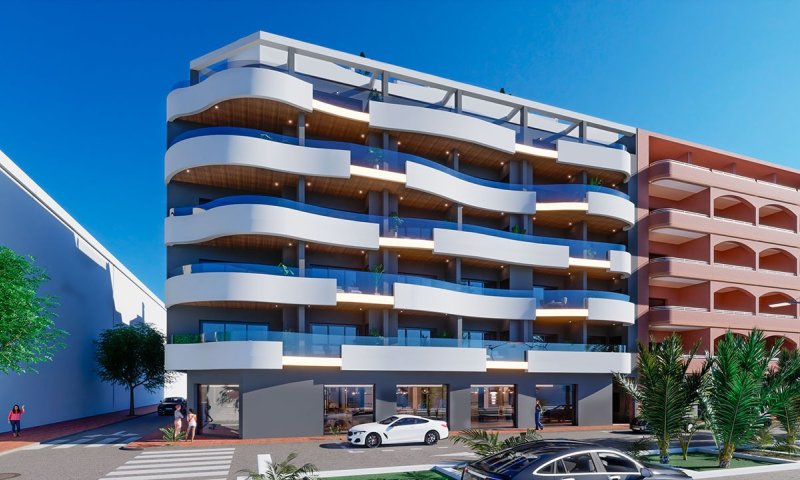 Appartements mit 3 Schlafzimmern, 2 Bädern und Gemeinschaftspool nur ca. 250 m vom Strand von Los Locos