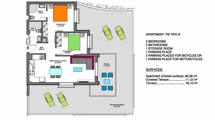 Wohnungen mit 2 Schlafzimmern, 2 Bädern, Gemeinschaftspool und Tiefgaragenstellplatz inmitten dreier Golfplätze