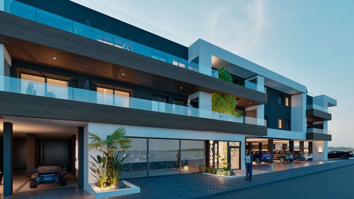 Moderne Appartements mit 2 Schlafzimmern, 2 Bädern, Einbauküchen mit Elektrogeräten und Gemeinschaftspool