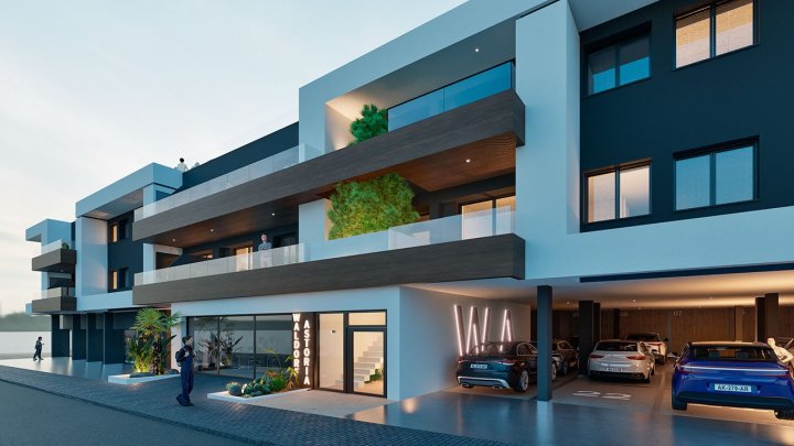 Moderne Appartements mit 2 Schlafzimmern, 2 Bädern, Einbauküchen mit Elektrogeräten und Gemeinschaftspool