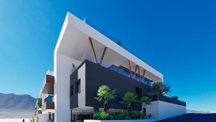 Moderne Appartements mit 2 Schlafzimmern, 2 Bädern, Einbauküchen mit Elektrogeräten und Gemeinschaftspool
