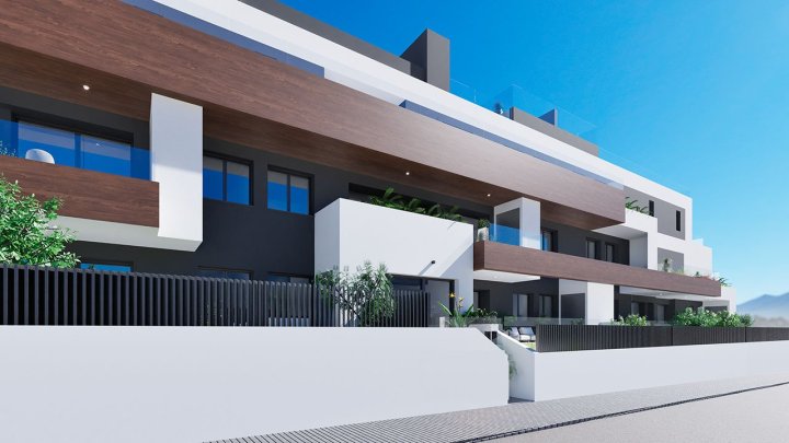 Moderne Appartements mit 2 Schlafzimmern, 2 Bädern, Einbauküchen mit Elektrogeräten und Gemeinschaftspool