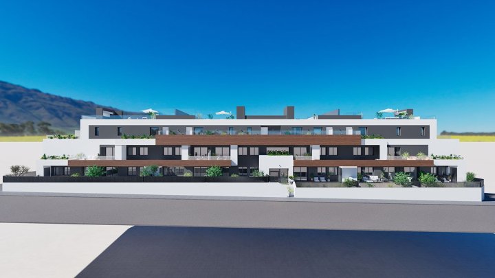 Moderne Appartements mit 2 Schlafzimmern, 2 Bädern, Einbauküchen mit Elektrogeräten und Gemeinschaftspool