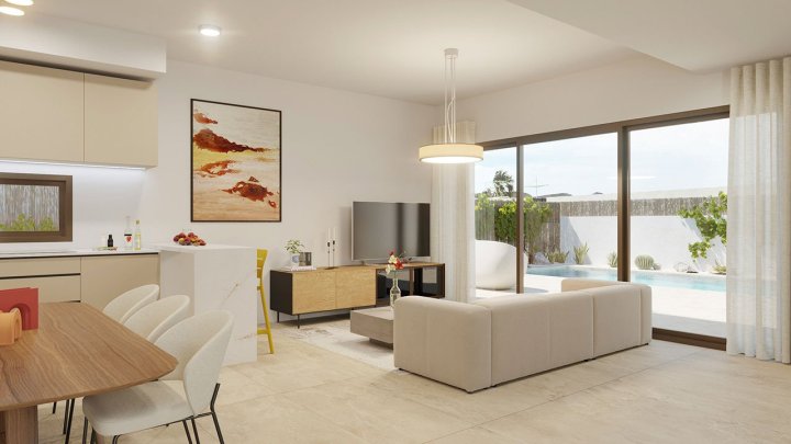 Wunderschöne Villen mit 3 Schlafzimmern, 2 Bädern, Dachterrasse und Privatpool im La Finca Golf Resort