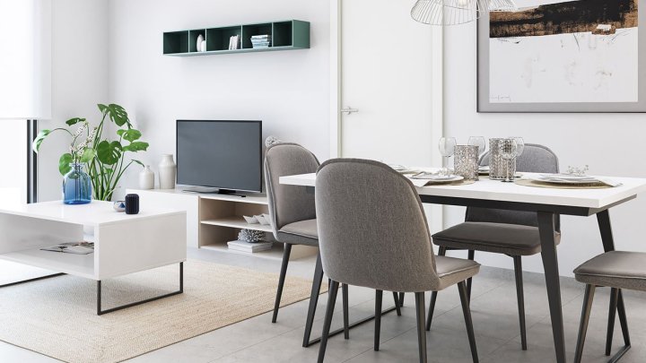 Moderne Reihenhäuser mit 3 Schlafzimmern, 2 Bädern und Gemeinschaftspool in wunderschöner Umgebung