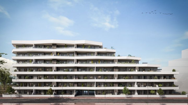 Moderne Wohnungen mit 2 Schlafzimmern, 2 Badezimmern, großer Terrasse, Kfz-Stellplatz und Gemeinschaftspool