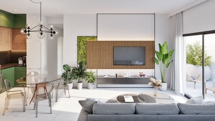Moderne Wohnungen mit 2 Schlafzimmern, 2 Badezimmern, großer Terrasse, Kfz-Stellplatz und Gemeinschaftspool