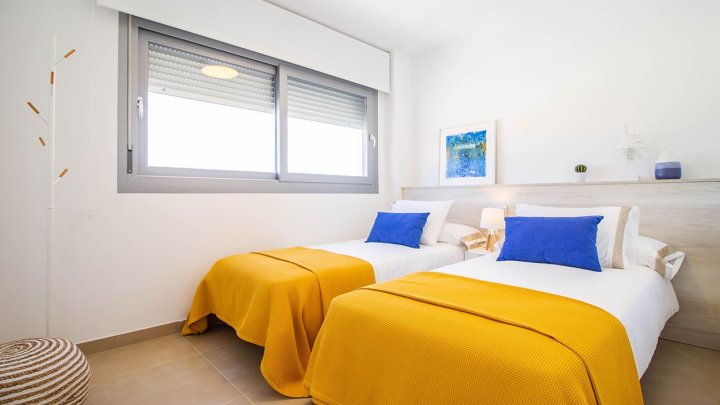 Attraktive und komfortable 3-Zimmer-Obergeschoss-Wohnungen mit Gemeinschaftspool in Golfanlage