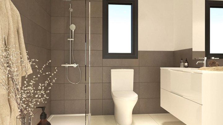 Wunderschöne Villen mit 3 Schlafzimmern, 2 Bädern, Dachterrasse und Privatpool in attraktiver Golfanlage