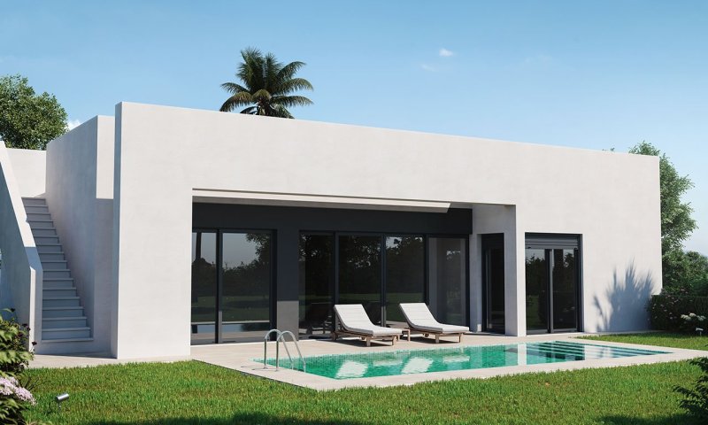 Wunderschöne Villen mit 4 Schlafzimmern, 3 Bädern, Dachterrasse und Privatpool in attraktiver Golfanlage