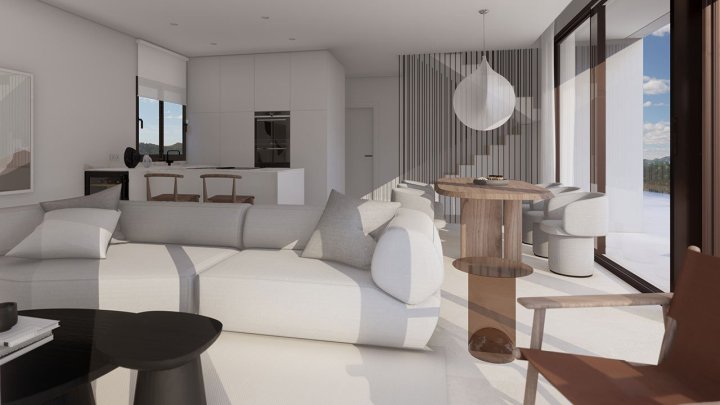 Exklusive Villen mit 3 Schlafzimmern, 3 Bädern, Gäste-WC, Privatpool und Dachterrasse mit Meerblick in wunderschöner Umgebung