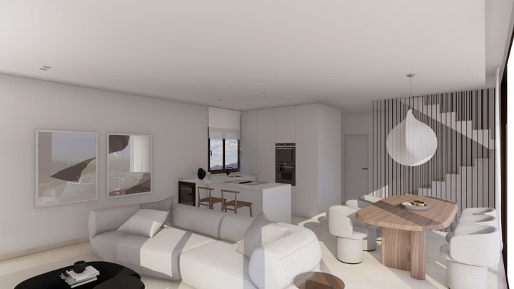 Exklusive Villen mit 3 Schlafzimmern, 3 Bädern, Gäste-WC, Keller, Privatpool und Dachterrasse mit Meerblick in wunderschöner Umgebung