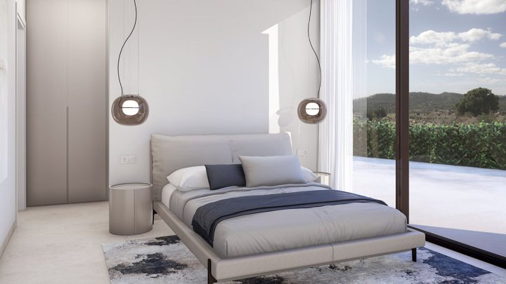 Exklusive Villen mit 3 Schlafzimmern, 3 Bädern, Gäste-WC, Keller, Privatpool und Dachterrasse mit Meerblick in wunderschöner Umgebung