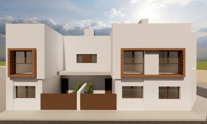 Reihenhäuser mit 3 Schlafzimmern, 3 Bädern, Dachterrasse und Privatpool