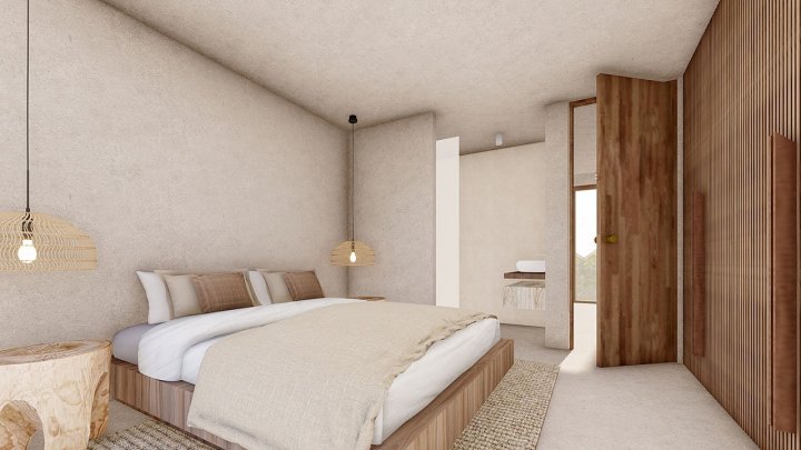 Einzigartige Reihenvillen mit 3 Schlafzimmern, 2 Bädern, Gäste-WC, Dachterrasse und Privatpool