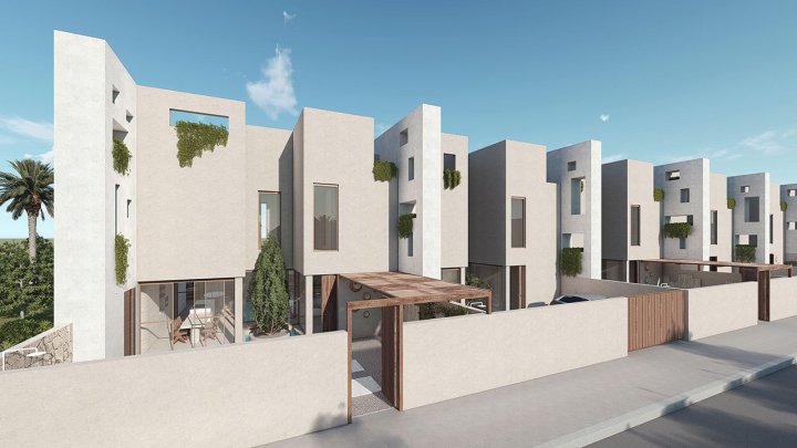 Einzigartige Reihenvillen mit 3 Schlafzimmern, 2 Bädern, Gäste-WC, Dachterrasse und Privatpool