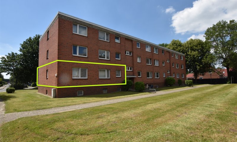 Frisch renovierte 4 Zi-Whg im EG + Balkon + Gäste-WC + Kellerraum in Brunsbüttel Otto Stöben GmbH