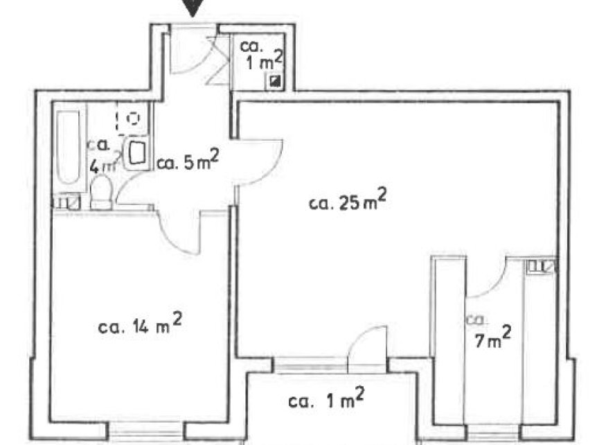 Grundriss KSR 5, 1. OG mitte