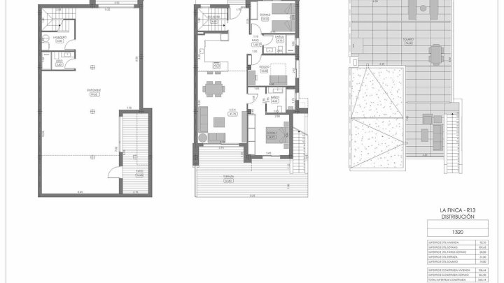 Doppelhaushälften mit 3 Schlafzimmern, 2 Bädern, Dachterrasse, Keller, Klimaanlage und Privatpool in der wunderschönen Golfanlage La Finca Resort
