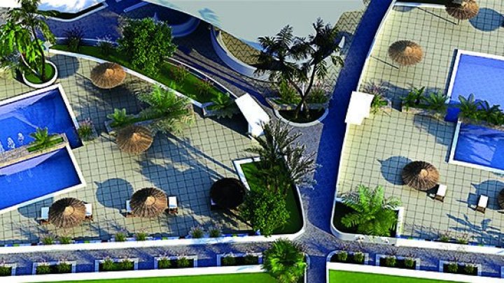 Appartements mit 3 Schlafzimmern und 2 Bädern in abgeschlossener Anlage mit Gemeinschaftspools nur 600 m vom Strand
