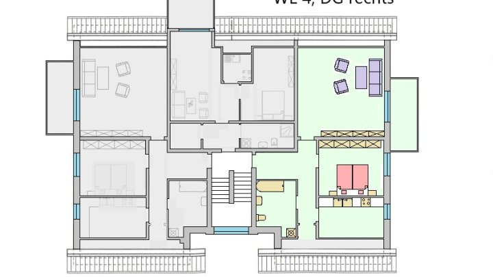 Wohnungspaket 4 vermietete ETW+Balkon+Stellplatz (51,4% MEA) Eutin - OTTO STÖBEN GmbH