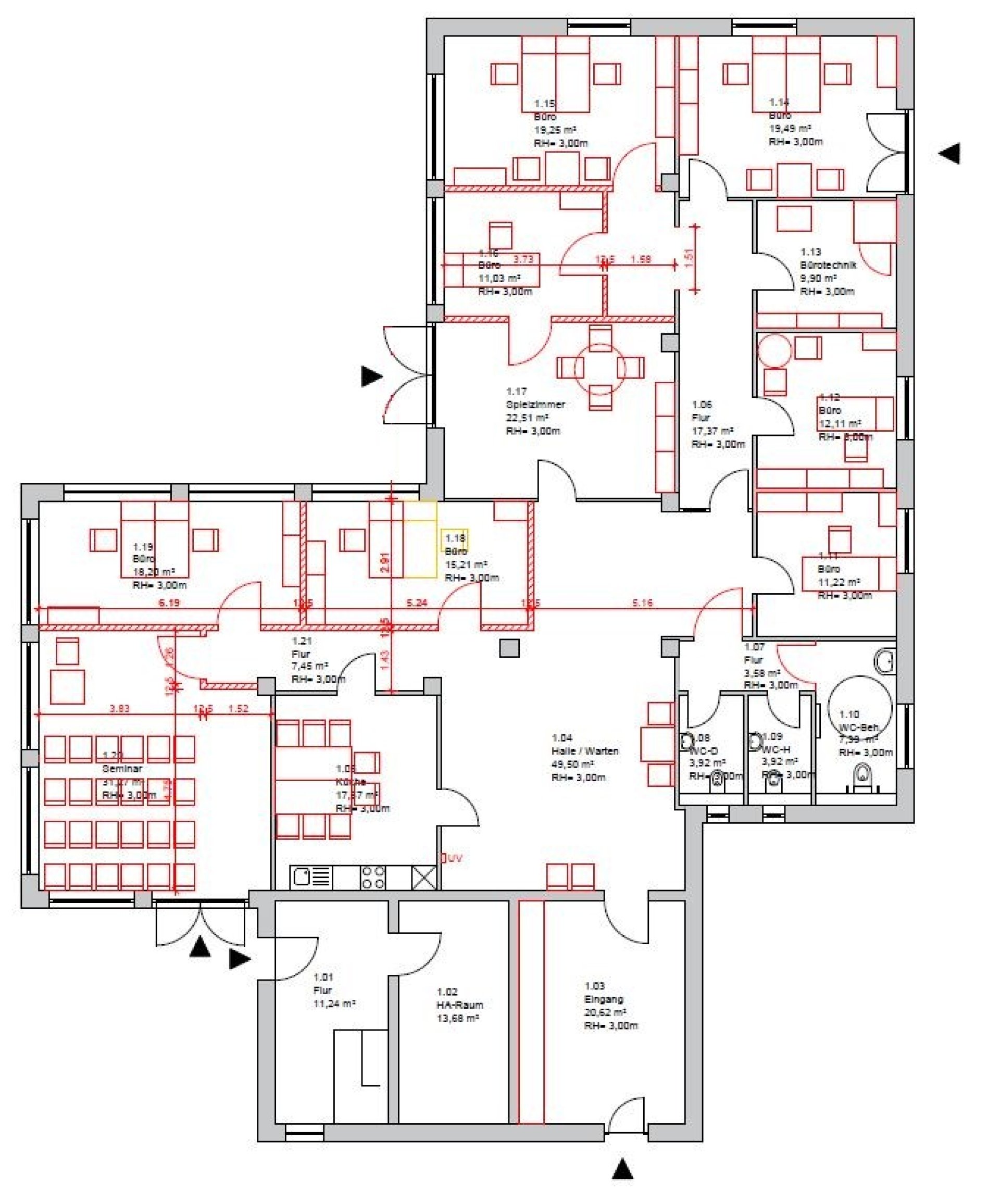 Grundriss EG Gewerbe