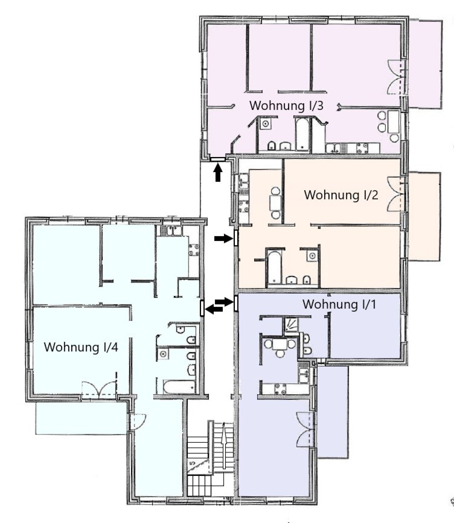 Grundriss 1 OG