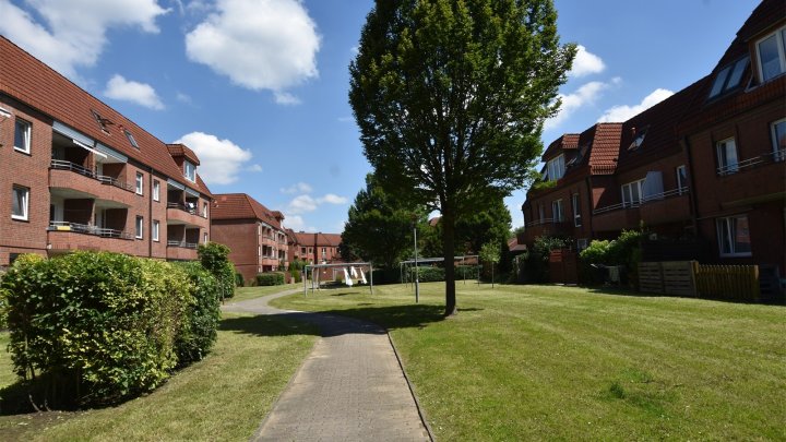 Nur mit WBS!! Schöne Terrassenwohnung: 2 Zimmer im Erdgeschoss - ab sofort - Otto Stöben GmbH