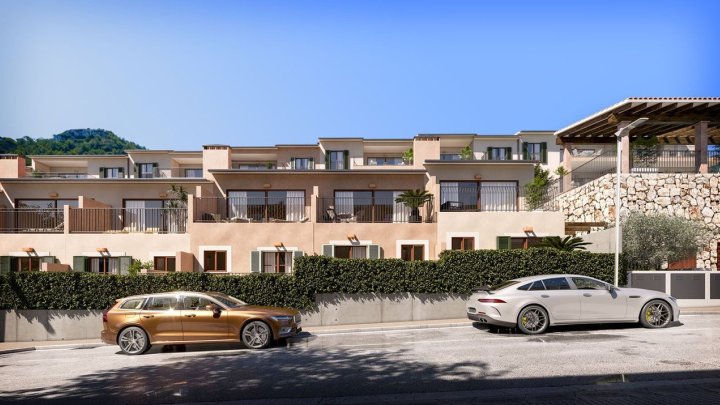 Penthouse-Wohnungen mit 2 Schlafzimmern, 2 Bädern, Dachterrasse, Klimaanlage, Gemeinschaftspool, Tiefgaragenstellplatz und Meerblick