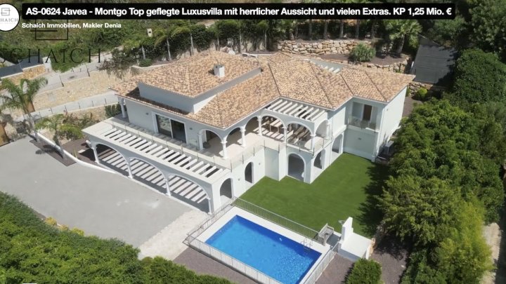Traumhaft gelegene Luxusvilla in Javea - Südseite Montgo mit vielen Extras und herrlicher Aussicht
