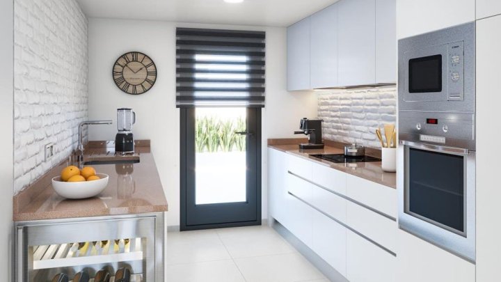 Exklusive Villen mit 3 Schlafzimmern, 2 Bädern, Dachterrasse, Klimaanlage, Privatpool und Kfz-Stellplatz